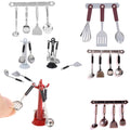 1:12 Doll House Miniature Dollhouse Spoon Shovel Cookware Model Cook Set 1:12 Kitchen Utensils DIY Dollhouse Accessories