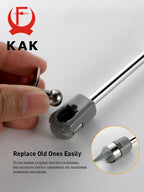 KAK 8pcs Kitchen Cabinets Gas Spring Hinges Soft Closing Furniture Gas Lift Hydraulic Hinges Lid Support Toybox Hardware 6-15KG
