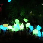 1cm small artificial luminous stone vase decorated with potted plants, fluorescent fish tank for landscaping, pebbles