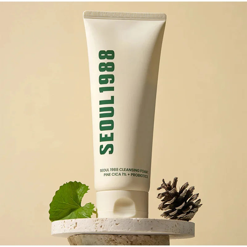 Seoul 1988 Cleansing Foam For Women Deep Pore Cleanser Foaming Face Wash To Shrink Pores Oil Control & Acne Care Korean Skincare