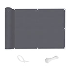 Balcony Privacy Screen Cover Fence Patio Waterproof Shade Cloth 70% UV Protection Shield Deck Shade Sail Garden Porch Pool Decor