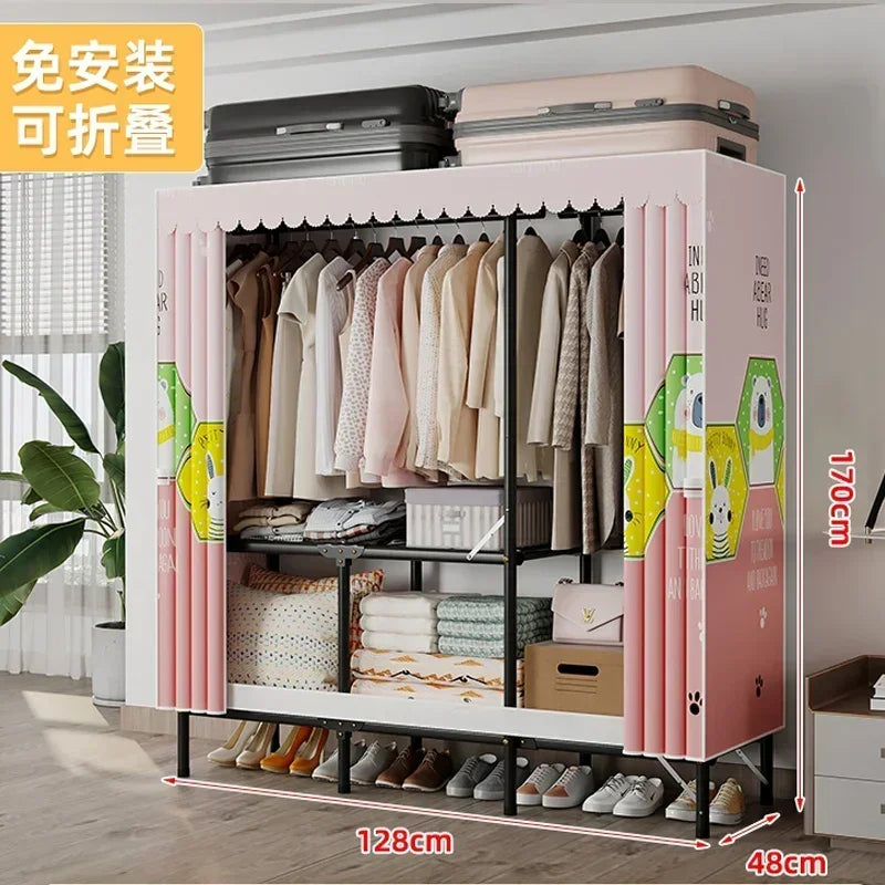 Storage Locker Dressers Folding Portable Cabinets Living Room Garden Furniture Set Clothes Closet Wardrobe Organizers Versatile
