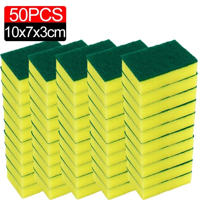 Magic Double-sided Highly Absorbent Sponge Kitchen Clean Pot Rust Stain Sponges Grease Cleaning Brush Cleaner Tools Wholesale