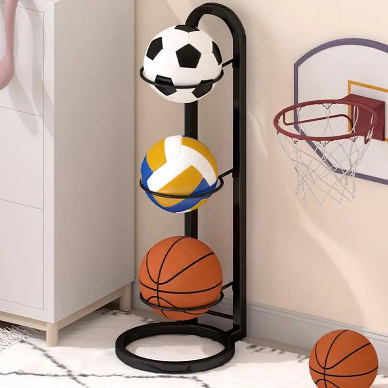 Multi-Layer Children Basketball Storage Rack Ball Football Storage Basket Placed Rack Kindergarten Volleyball Stand Holder