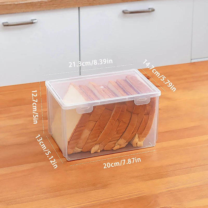 Cake Containers Airtight Box Refrigerator Clear Kitchen Bread Container Storage Box Kitchen Dispenser Bread Boxes Baking Bread