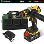 Brushless Electric Drill Cordless Screwdriver 13MM Chuck Impact Drill Wireless With Li-ion Battery Power Tool for Ice Fishing