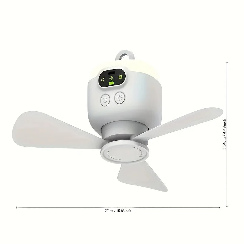 Portable Ceiling Fans 8000mAh Outdoor Camping Fan Tent Ventilator Cool