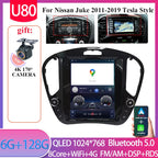 For Nissan Juke 2011-2019 tereo Head Unit  9.7'' Wireless Carplay Android 15 Auto Radio Seat Cover Multimedia Player Navigation