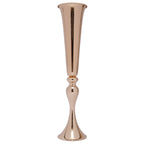 6 PCS Gold Trumpet Vases Wedding Party Props Centerpieces Flower Stand Candle Holder Centerpieces for Table Wedding