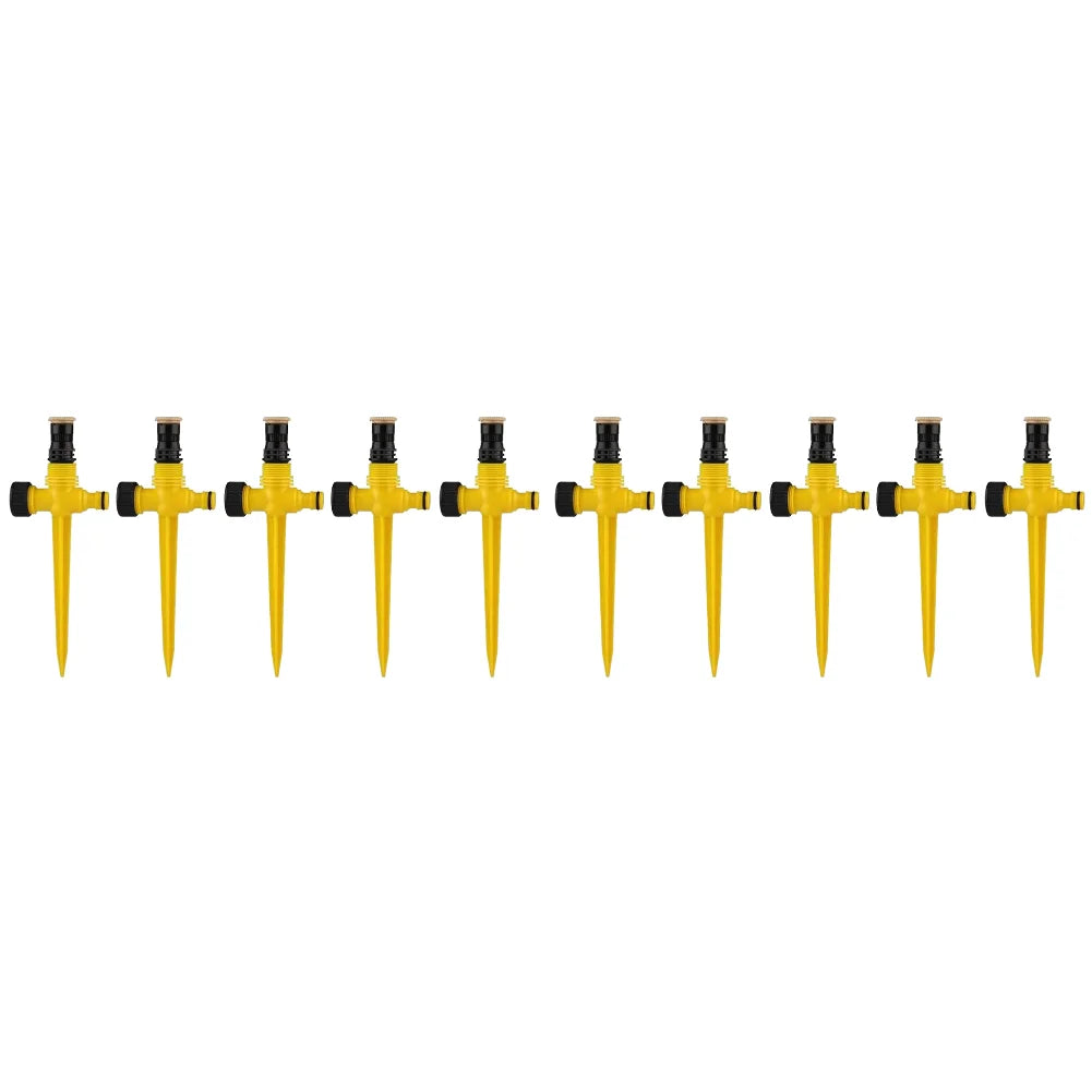 5pcs Household Sprinkler Automatic Irrigation Equipment Watering Sprinkler 360 Degree Rotation Corrosion Resistant For Garden
