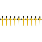 5pcs Household Sprinkler Automatic Irrigation Equipment Watering Sprinkler 360 Degree Rotation Corrosion Resistant For Garden