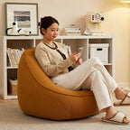 Bean Bag Lazy Corduroy Comfortable Sofa Single Bed Tatami Bedroom Balcony Casual Lightweight Small Sofa Living Room 2024 New