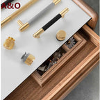 Handles Drawer Cabinet Furniture Kitchen Handles for Cabinet Knob Door Drawer Furniture Kitchen Knob Light Luxury Golden Grey