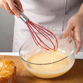 5PCS Silicone Kitchen Cooking Utensils Set Non-Stick Flexible Kitchen Tools With Cake Spatula Whisk Oil Brush And Cooking Shovel