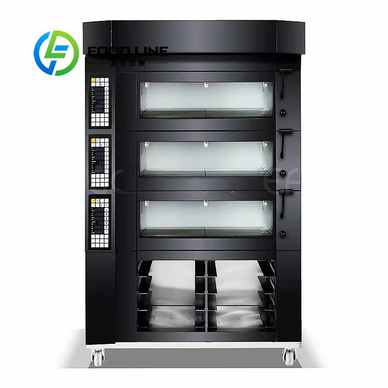 Professional Kitchen Bakery Multifunction Equipment Baking Bread Pizza Cake Cooking Large Commercial Electric Ovens