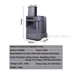 HomeWise K8600 Electric Vegetable Cutter Slicing Shredding Dicing Maker Food Processor with 3 Blade Multifunctional Cutter