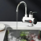 Electric Hot Cold Mixer Tap Instant Heating Faucet Temperature Adjustable Tankless Water Heater Kitchen Bathroom Supplies