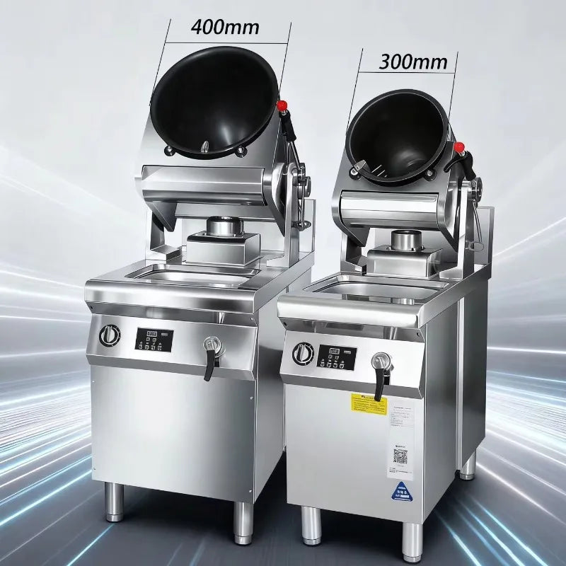 Custom Commercial Kitchen Equipment Electric Automatic Drum Robot Stir Fry Fried Rice Wok Machine Catering Cooking Device