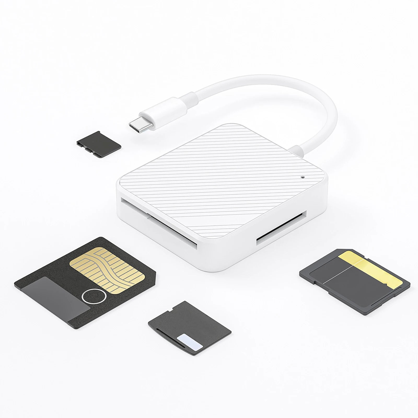 Card Reader Adapter Type C USB-C Smart Media OTG M2 SD SM XD Memory Card Reader For Andriod Mobile Phone Accessories
