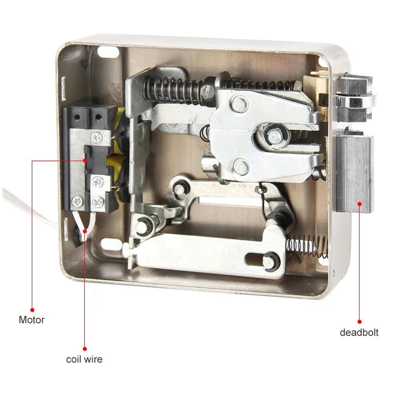 Metal Electronic Control Door Lock with Video Intercom Support for Gates