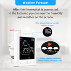 Tuya Smart Home Wifi Heating Thermostat Floor Heating Water Gas Boiler Temperature Thermoregulator Google Home Alexa Alice