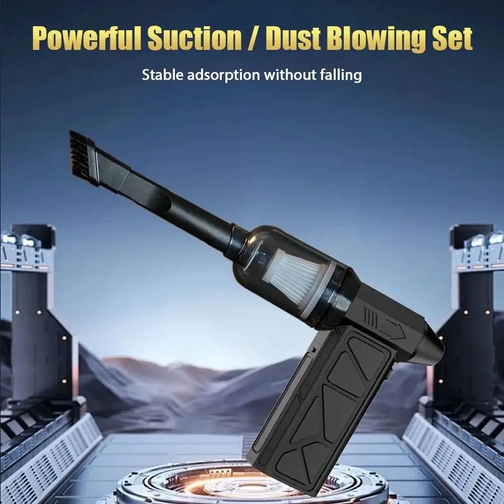 130000 RPM Mini Turbo Jet Fan with LED Light Brushless Motor Electric Air Blower Digital Display High-speed Electric Air Duster
