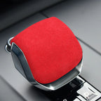 Italy Super Suede Car Gear Shift Knob Cover For Land Rover Velar Discovery 5 Discovery Sport Range Rover For Jaguar F-pace