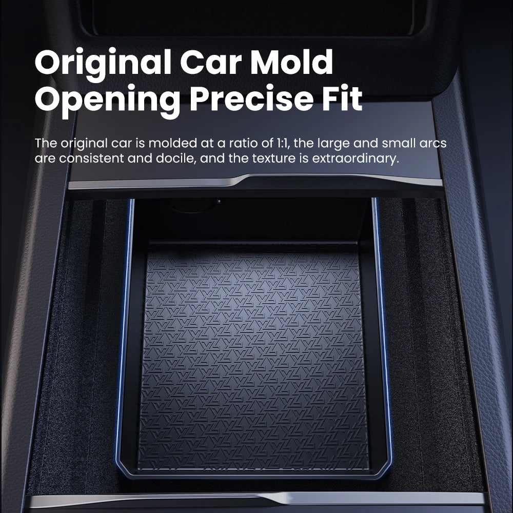 YZ For New Tesla Model 3 Y Highland Juniper 2025 Center Console Under Storage Under Organizer Interior Storage Box Organizer
