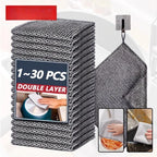 Kitchen Steel Wire Scrubber Oil Repellent Dish Washing Cloth Reusable Pot Friendly Cleaning Scourer Pad