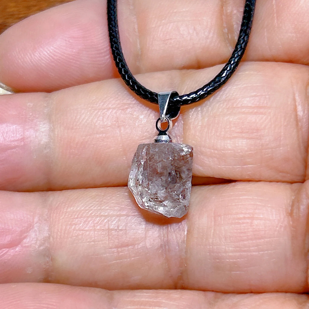 Natural Crystal Herkimer Diamond Pendant Hang Stone Gemstones Mineral Energy Reiki Home Decorations Gift Ore Crystals