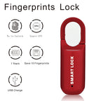 M01 Fingerprint Padlock USB Smart Cabinet Dormitory Anti Theft Zinc Alloy Lock