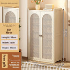 shoe cabinet multi-layer dust shoe rack large capacity double door shoe storage rack