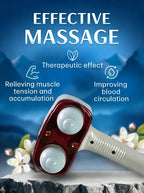Electric massager with infrared lamp, suitable for neck, shoulder, joint and full-body massage