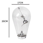 2024 Retro Industrial Style Light Luxury Living Room  Study Bedroom Bedside Touch Magnet Glass Creative Decorative Desk Lamp