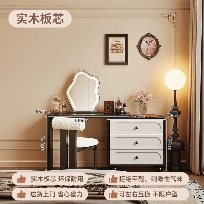 Corner dresser chest integrated antique modern bedroom simple bedside cabinet new retro makeup table