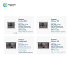 Customized lightweight durable outdoor kitchen island aluminum frame design equipped with sink and storage cabinet