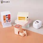 ▶1/12 Dollhouse Simulation Miniature Kitchen Appliances Model Dollhouse Air Fryer Beverage Machine Oven Rice Cooker Ornaments