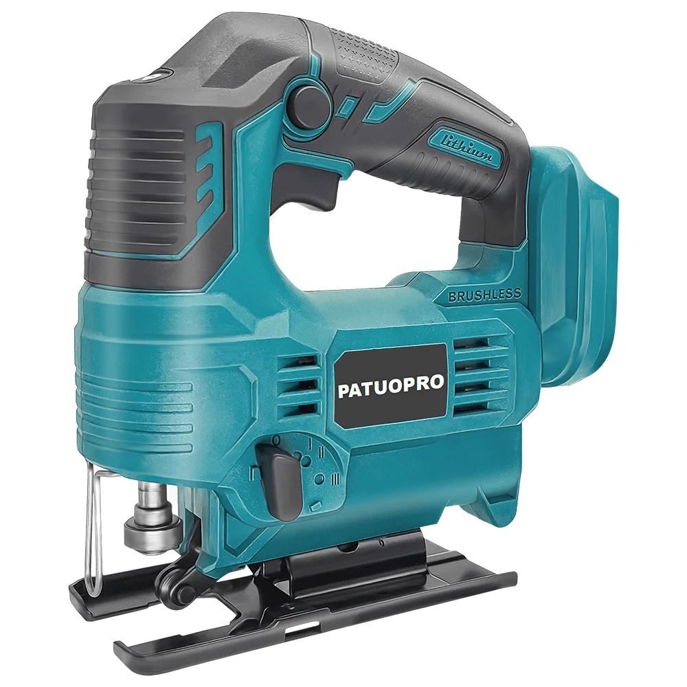 Cordless Electric Jig Saw Portable Jigsaw Multi-Function Woodworking Tools fit Makita 18V Battery(No Battery)
