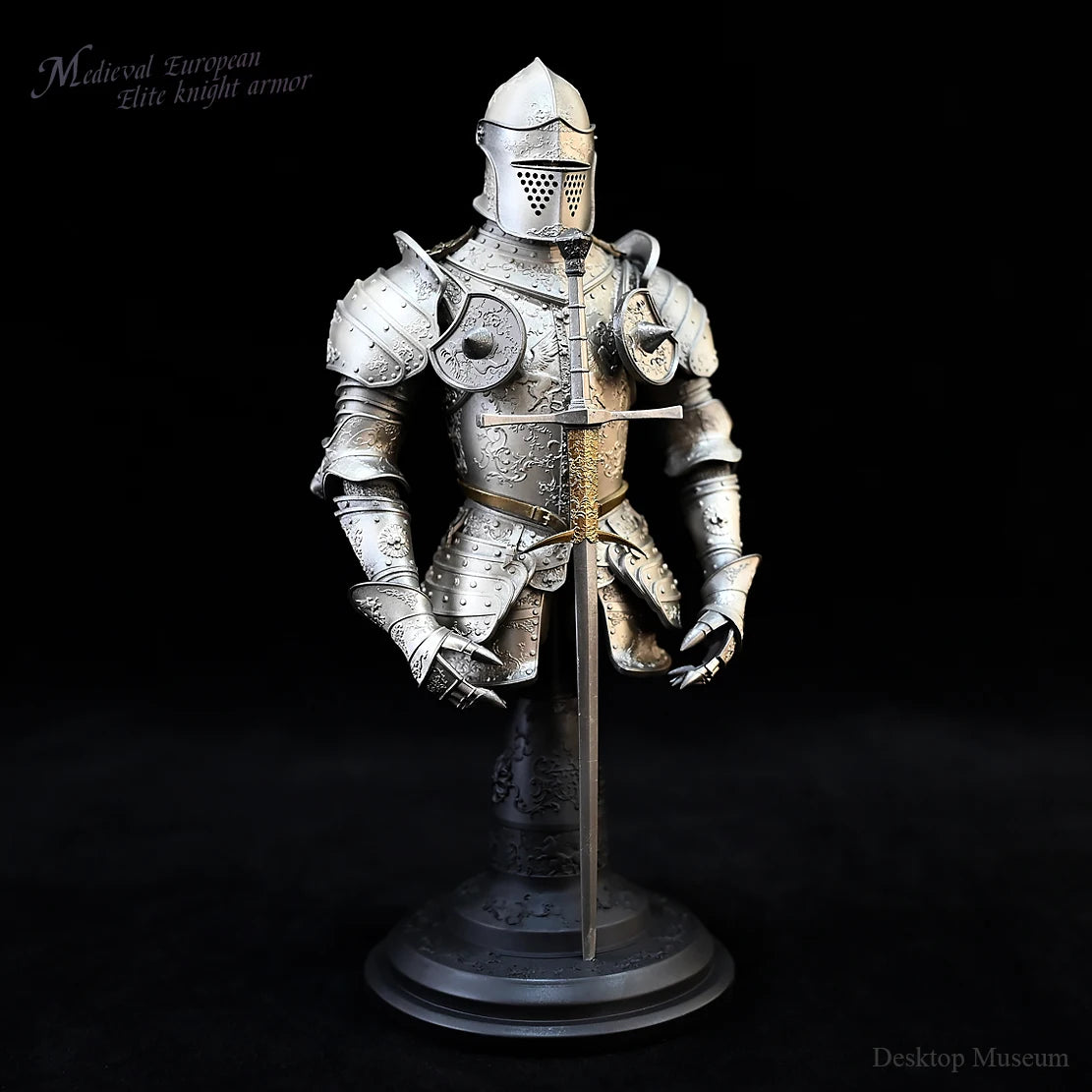190MM Resin home decoration craft ancient European medieval armour finished home decoration model LTCP-277