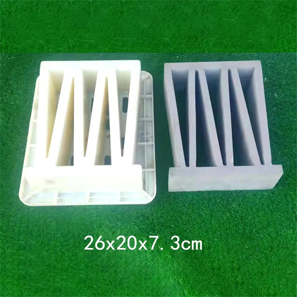 Cement Brick Mold Plastic Decorative Wall Window Mould Antique Garden Building Ornament Concrete Hollow Cement Brick Molding 1Pc