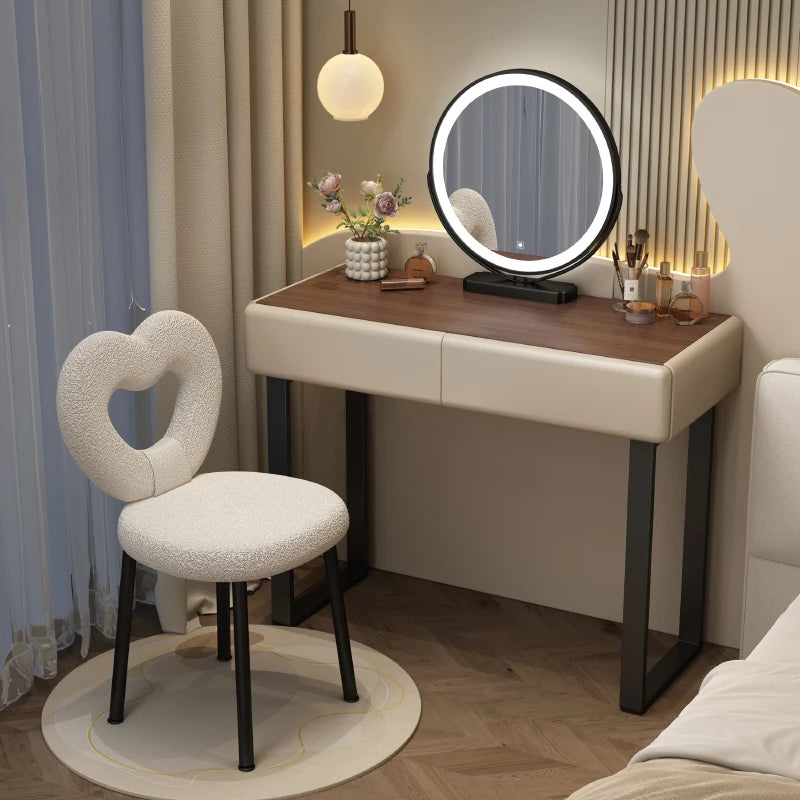 Small Bedroom Vanity Table Organizer Minimalist Chep Comfortable Dressing Table European Modern Penteadeira Postmodern Furniture