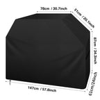 BBQ Grill Barbeque Cover Anti-Dust Waterproof Windproof Weber Charbroil Cover Outdoor Anti-UV Protective Large Barbecue Cover