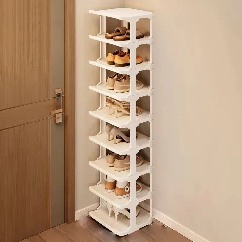6/9 Layers Stackable Shoe Rack Simple Standing Storage Racks Household Wall Corner Shelves Dormitory Removable Shoe Organizers