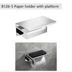 Chrome Polished Bathroom Hardware Mirror Chrome Polished Towel Rack Toilet Paper Holder Towel Bar Hook Bathroom Accessories