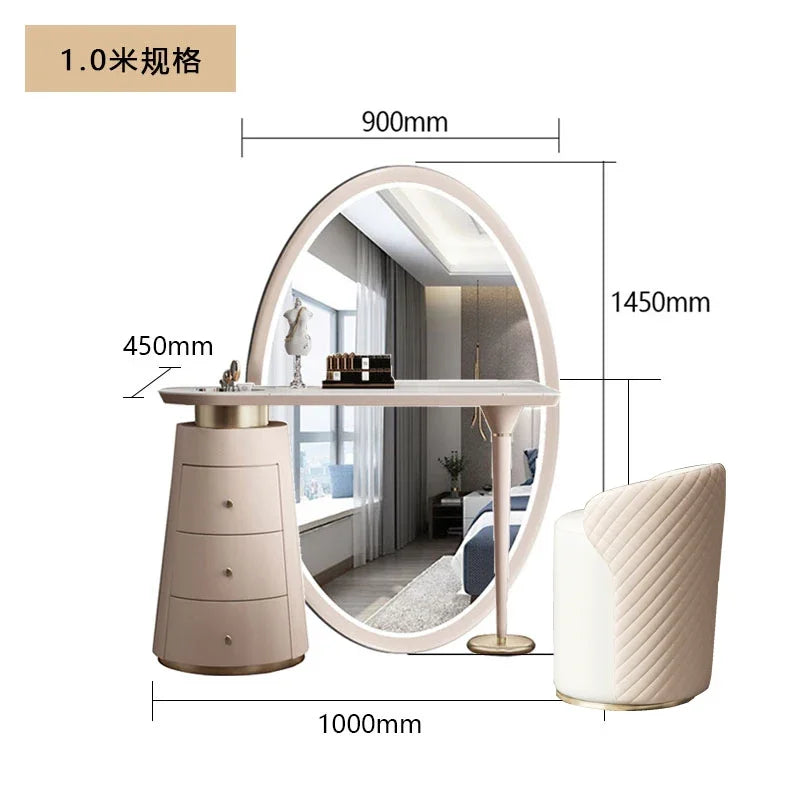 Hairstyles Dressing Makeup Vanities Table Mirror Chair European Coffee Modern Dressing Makeup Nail Wood Penteadeira Furniture