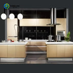 Customized Kitchen Cabinets with Drawers Shelves Waterproof for Home Commercial Restaurant Hotel Kitchen Renovation Decoration