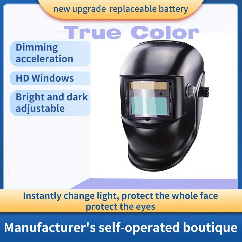 Solar Li Auto Darkening TIG MIG MMA Welding Helmets/True Color Welder Goggles/Mask Eyes Glasses/Goggles for Welding Machine