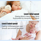 LED Tower Fan Bladeless Cooling Fan 2 Gear Speed Mini Vertical Conditi