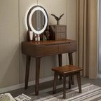 Nordic solid wood dresser 60cm small apartment bedroom modern simple makeup table light luxury dresser storage cabinet