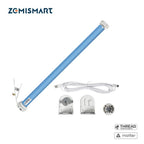 Zemismart Matter Over Thread Smart Roller Shade Blinds Motor Built in Battery for 38mm Tube Homekit Google Home Smartthings App